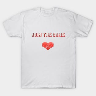 JOIN THE GAME V T-Shirt